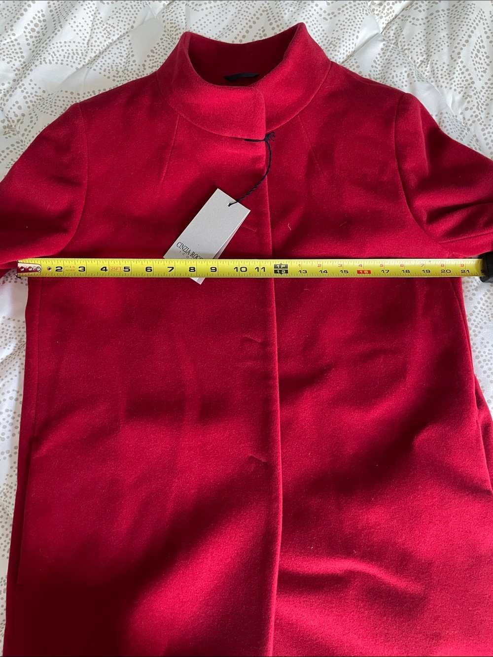 Cinzia Rocca Red Jacket NWT Size 8 - Picture 5 of 7